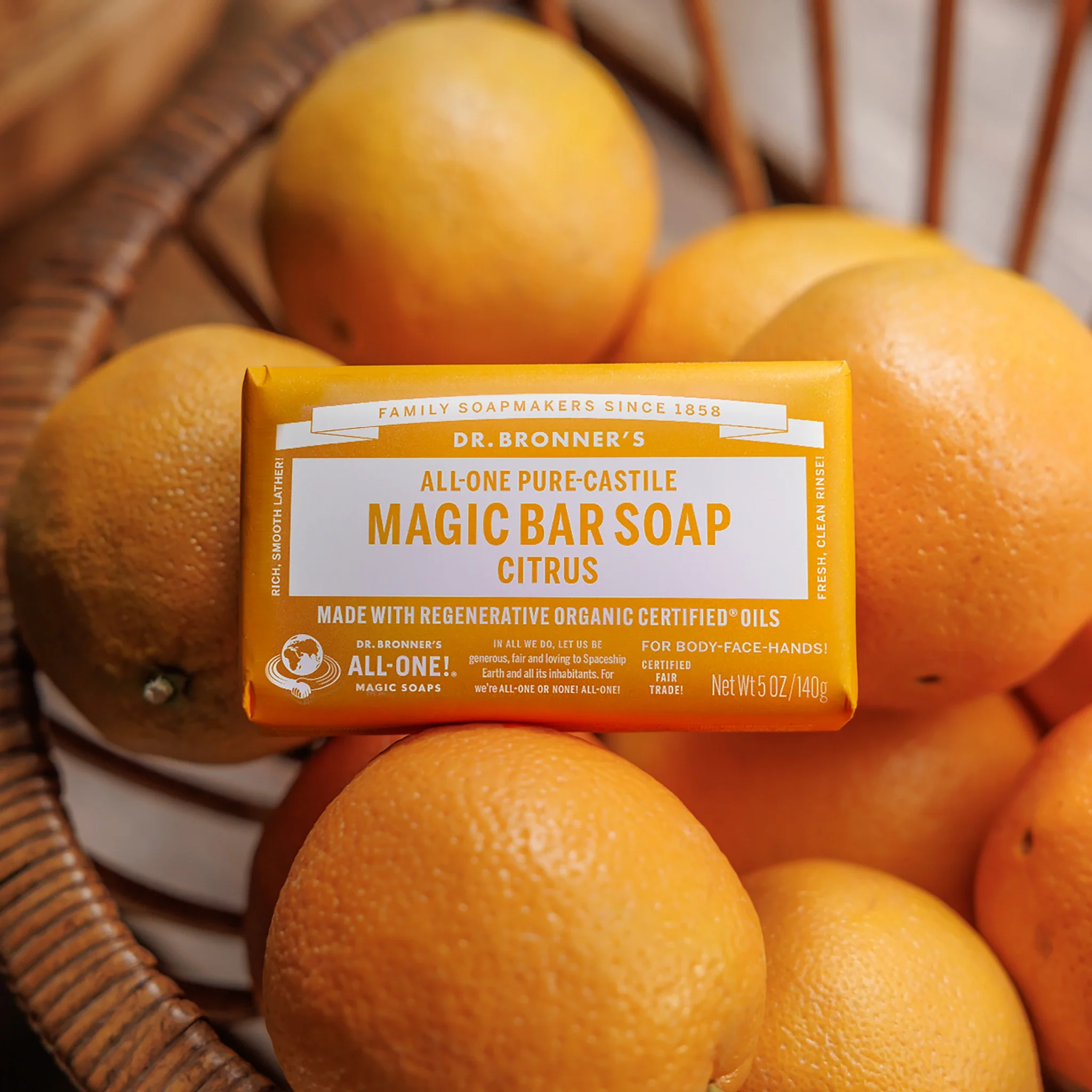 Citrus - Pure-Castile Magic Bar Soap - Image 3